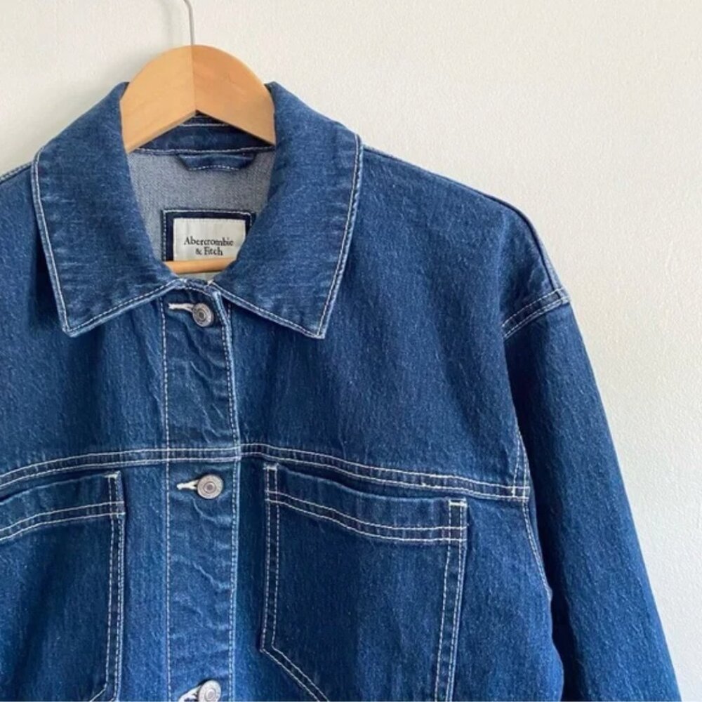 Abercrombie & Fitch Blue Jean Jacket